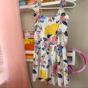 Carter’s | Floral Bib Dress - 2T (Toddler Girl)